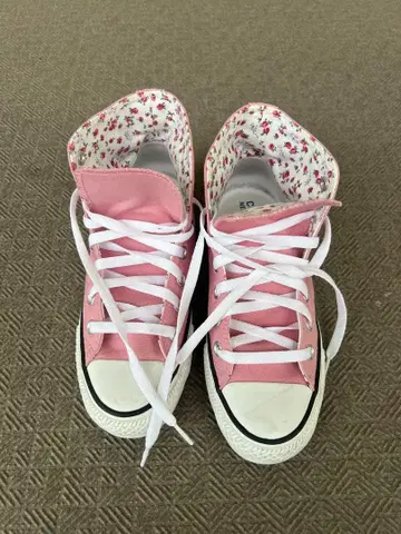 컨버스 핑크 하이컷 스니커즈