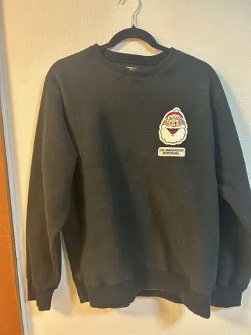 CAPTAIN SANTA 블랙 컬러 맨투맨 L