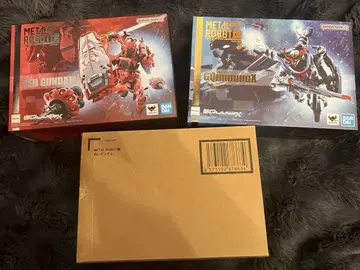 메탈 로봇혼 빨간 건담 화이트 건담 GQuuuuuuX 3체 세트