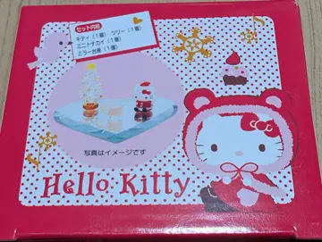 [ 초레어 상품 ] 헬로키티 유리제 크리스마스 세트