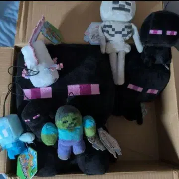 마인크래프트 Minecraft 마스코트 봉제 인형 묶음 판매 8개