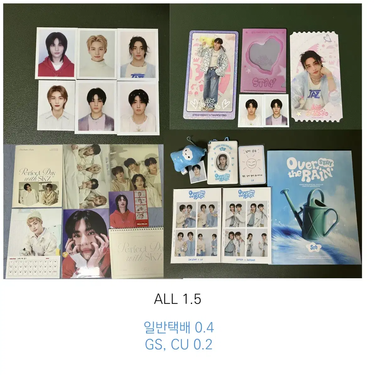 Stray Kids official goods fanmeeting season's greetings fanclub kit photo card md