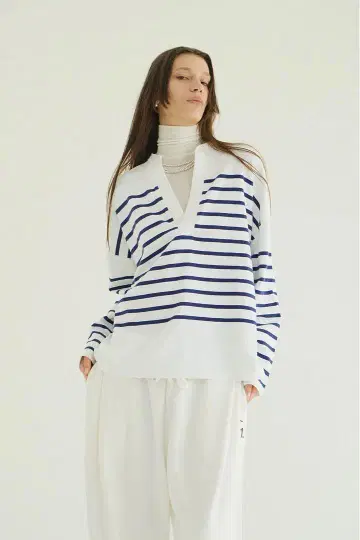 CLANE WIDE HENRY NECK BORDER TOPS