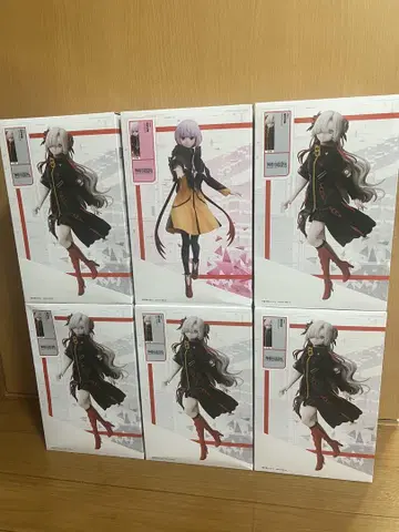 라운드원 한정판! 카미츠바키시 건설 중. 1/7 스케일 피규어 6개 세트