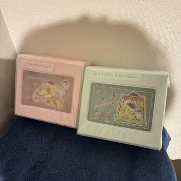 폼폼푸딩 제일복권 트렁크 케이스 핑크