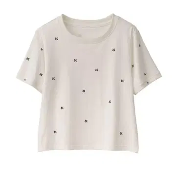 Knuth Marf K motif mini T shirt 화이트