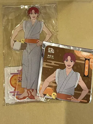 단단 극락탕 콜라보 지지 아크릴 스탠드 코스터 세트