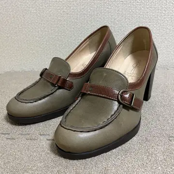 키다리 아저씨 펌프스 천연 가죽 24cm