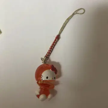 초레어! 캐스터네츠 운단 헬로키티 스트랩 오렌지