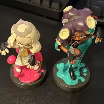 스프라툰 amiibo 피규어 텐타클즈 세트!!