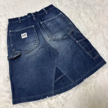 리 데님 스커트 M 사이즈 정도