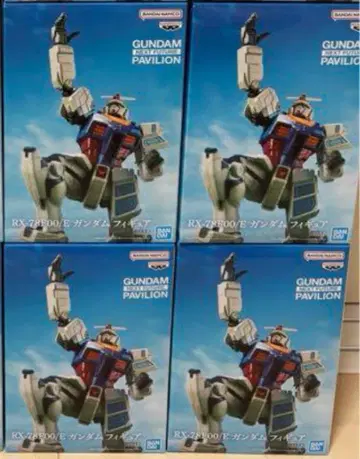기동전사 건담 남코 한정판 RX-78F00/E 피규어 오사카 만박 4개