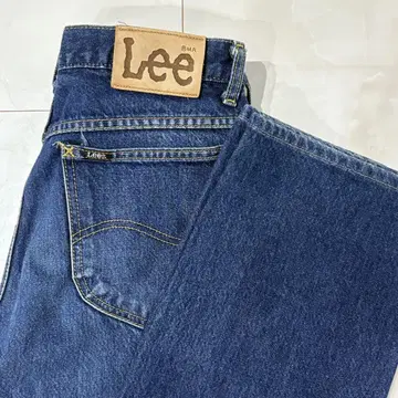 Lee 다크 블루 스트레이트 데님