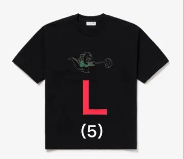 L 사이즈 5 사이즈 고질라 + 라코스테 콜라보 T셔츠 LACOSTE