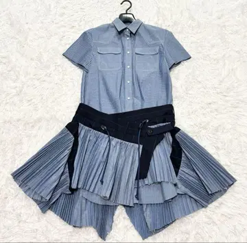 sacai 플리츠 원피스