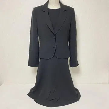 도쿄 이긴 앙상블 원피스 자켓 블랙 포멀 11AR
