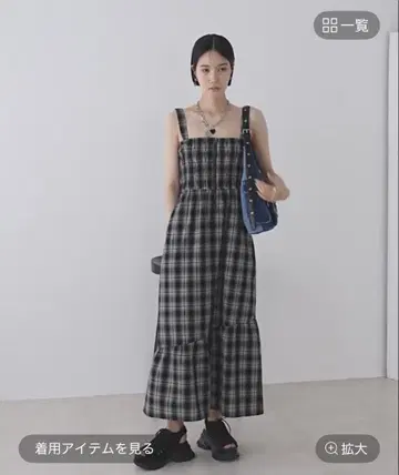 JEANASIS 체크 원피스