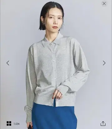 BEAUTY&YOUTH 시어 라메 가디건 워셔블