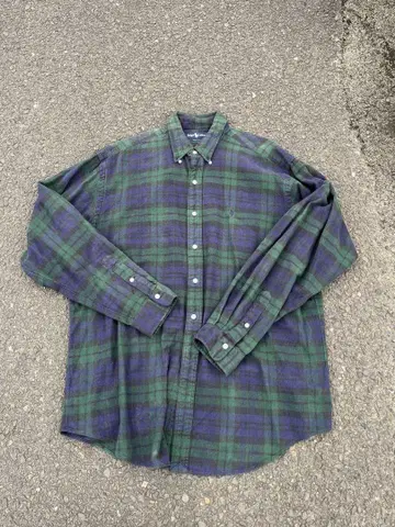 90s 랄프 로렌 체크 플란넬 셔츠