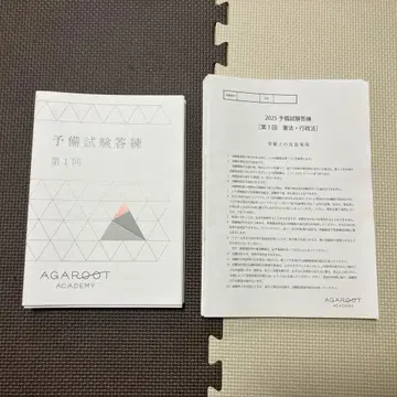 아갈루트 사법시험 2025 예비시험 답안 연습