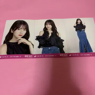 노기자카46 스가와라 사츠키 브로마이드 어깨 트임 상의 컴프