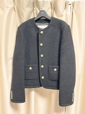Dunst 노카라 자켓 블랙
