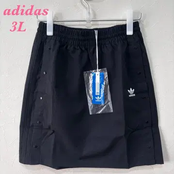 새상품 [ adidas ] 아디다스 양사이드 스냅 버튼 미니 스커트