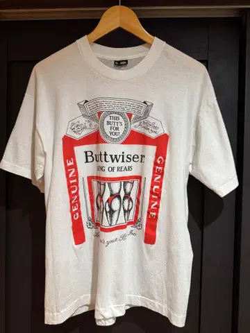 Buttwiser 90s vintage 버드와이저 티셔츠
