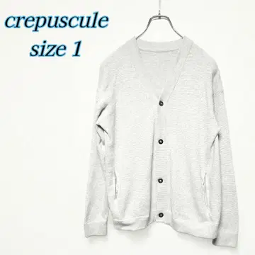 crepuscule 와플 가디건 라이트 그레이 1