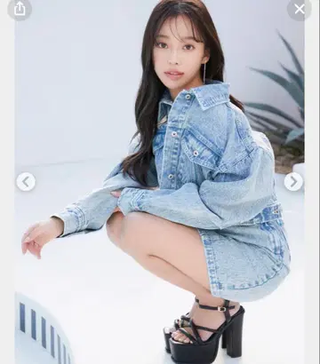 립 서비스 데님 자켓 원피스 snidel GRL Rady 계열