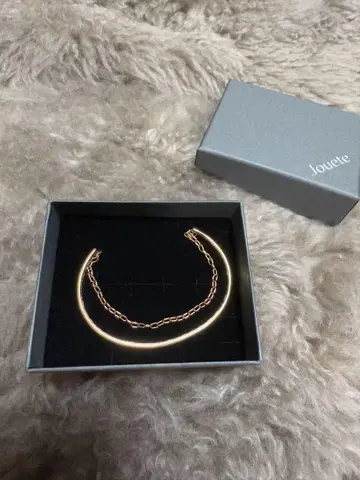 새상품급 Jouete 골드 체인 팔찌