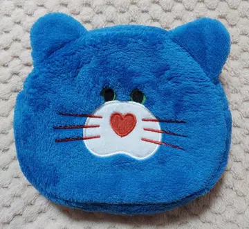 mojojojo 모조죠죠 페이스 파우치 파랑 고양이 Nicky