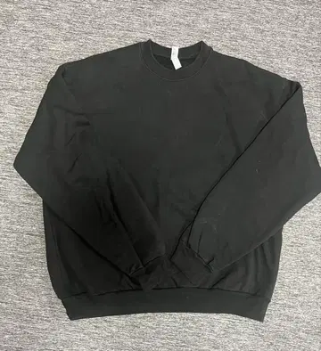 LOS ANGELES APPAREL XL 맨투맨 블랙