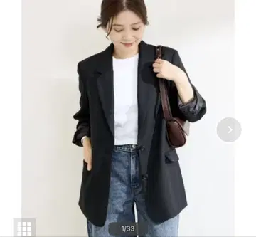 저널 스탠다드 자켓 블랙