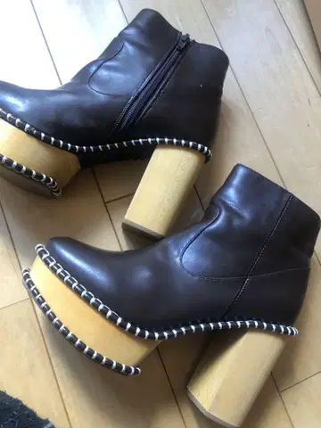 moussy 숏부츠 브라운 L