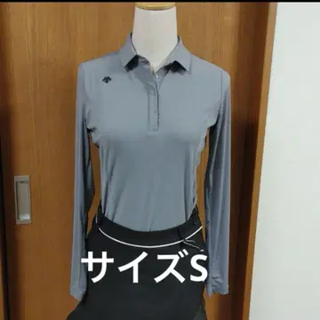 데상트 골프 한국 여성용 그레이 셔츠 S 사이즈