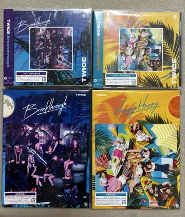 TWICE Breakthrough & Happy Happy CD&DVD