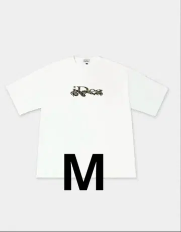 화이트 M 그래픽 티셔츠