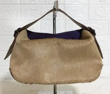 no37263 M'AMUZ 뮤즈 천연 가죽 가죽 송치 핸드 백