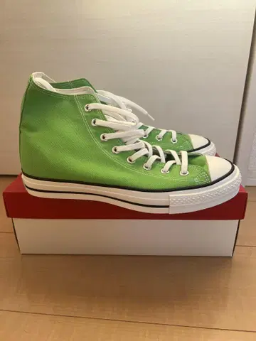Converse 캔버스 하이컷 그린 made in japan