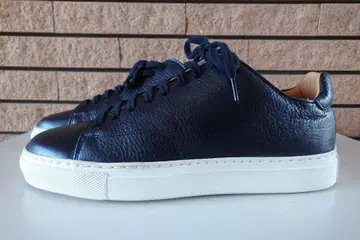 착용 3회 REGAL 일본제 가죽 스니커즈 23.5cm 블랙