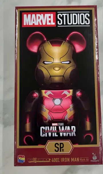 BE@RBRICK 400% IRON MAN Mark 46 SP