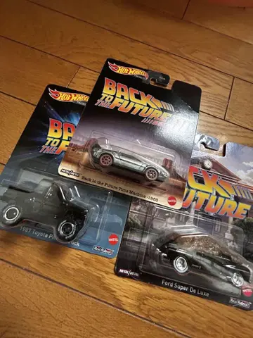 Hot Wheels 백 투 더 퓨처 미니카 3종 세트