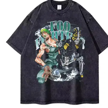 미 jojo 죠죠 T셔츠 tee ff 파이터즈 아라키 히로히코