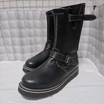 꼼사맨 [ 26.0 ] 엔지니어 부츠 소가죽 블랙