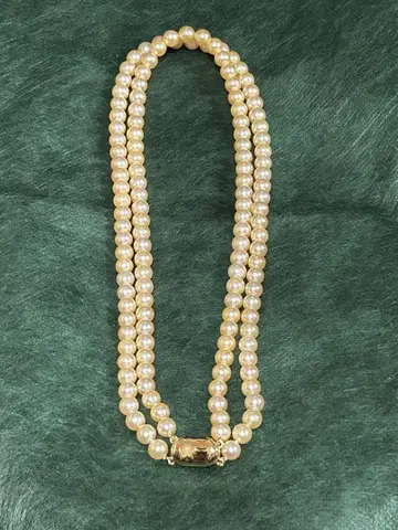 펄 목걸이 약 40cm