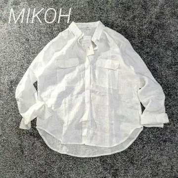 미사용 새상품 MIKOH 미코 MENTAWAI 린넨 셔츠