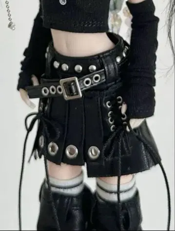 브라이스 아이시 인형 블랙 미니 스커트