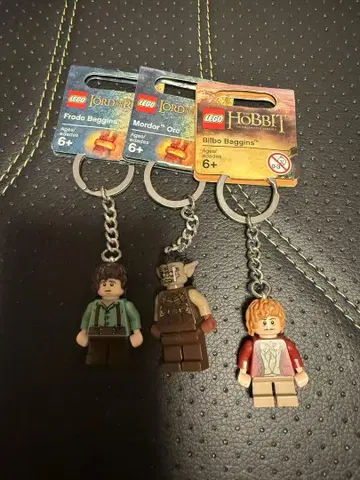 LEGO 호빗 로드 오브 더 링 캐릭터 키링 3세트