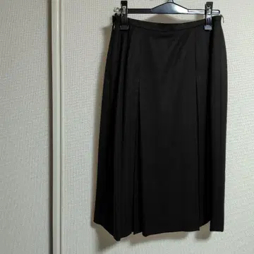 DAKS 플리츠 스커트 짙은 갈색 70-95